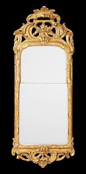 1413. A Swedish Rococo 18th century mirror.