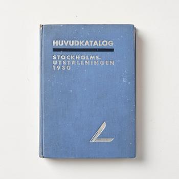 Stockholm Exhibition 1930, catalogue, brochures and souvenirs, six pieces.