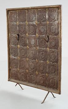 ELDSKÄRM, barock, 1600/1700-tal.