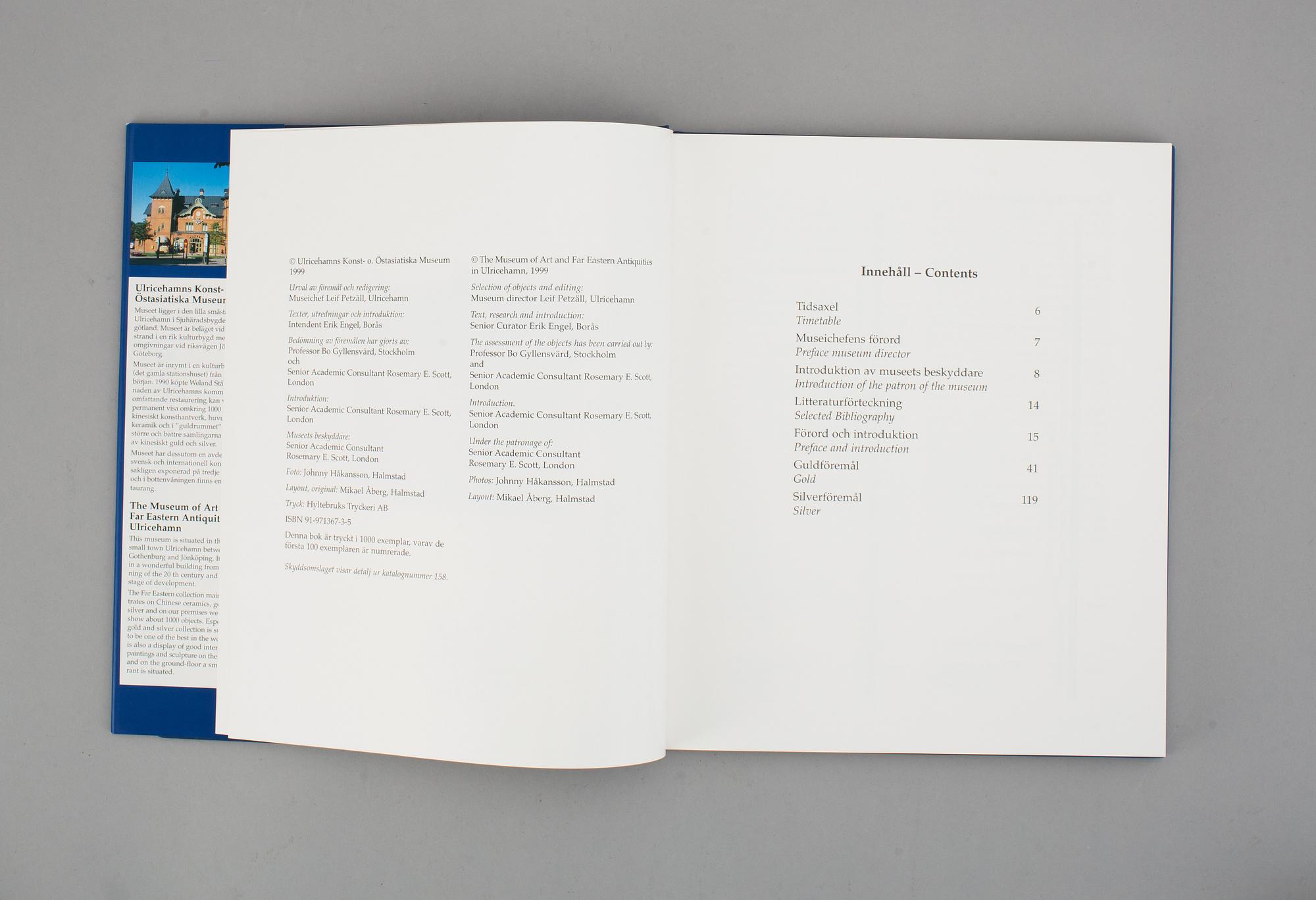 Two Books, Chinese Gold and Silver and Chinese Ceramic Treasures from Ulricehamns East Asian Museum.