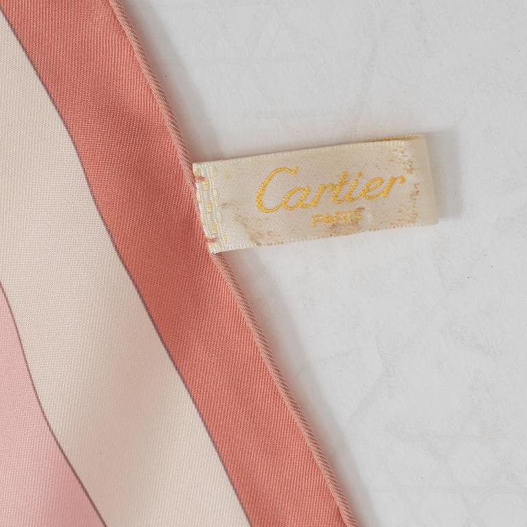 Cartier, scarf.