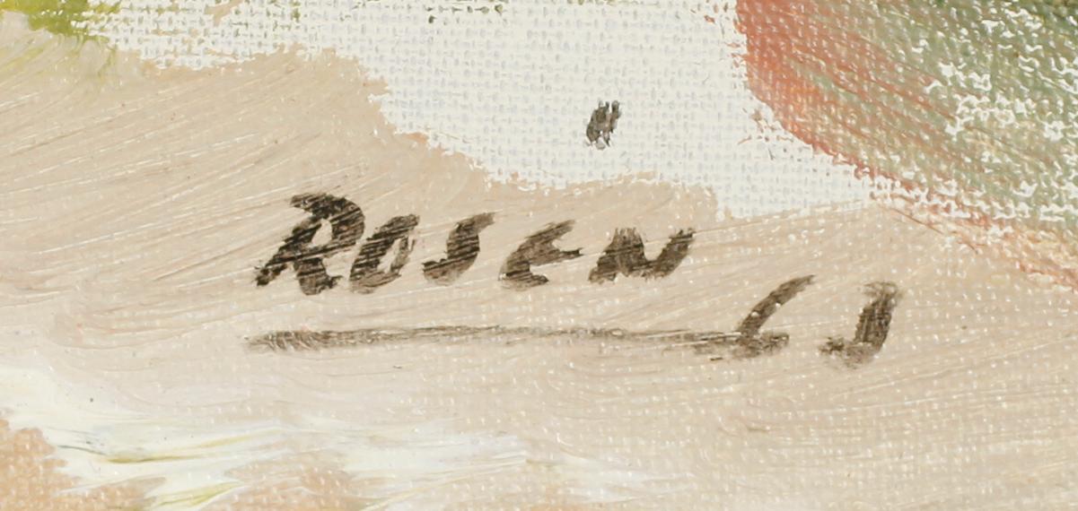 SVEN OLOF ROSÉN, olja på duk, sign.