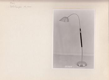 Asea, a rare Swedish Modern floor lamp model A5000, 1940s.
