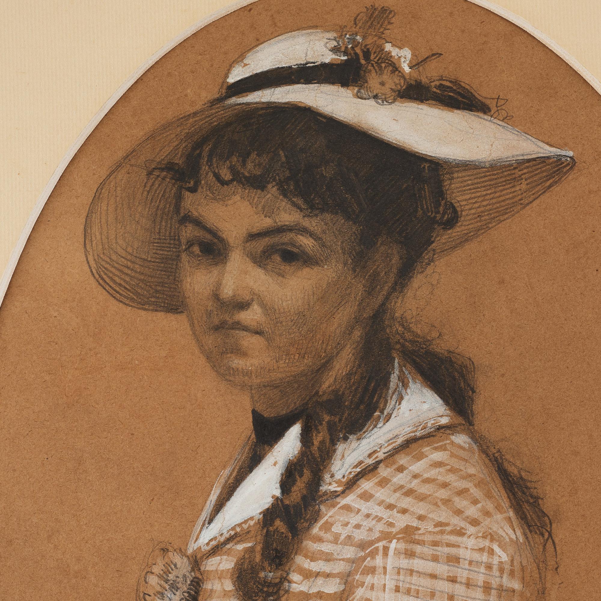 Anders Zorn, Flicka i vit hatt.