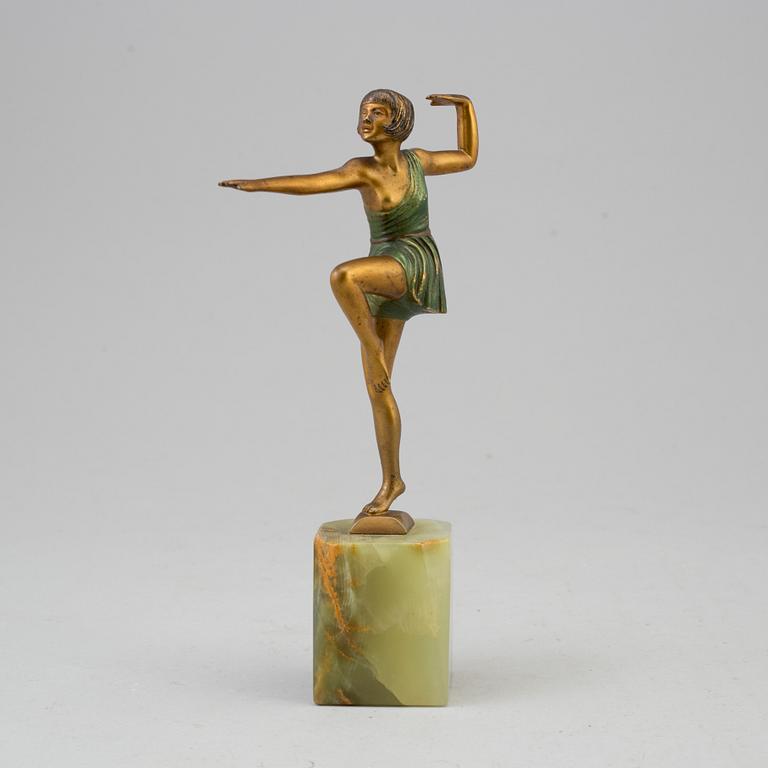 FIGURIN, brons, art deco, 1920/30-tal.