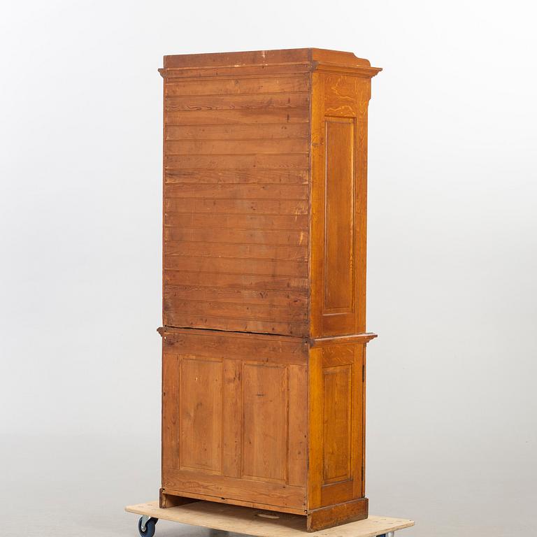 An early 20th century filing cabinet.