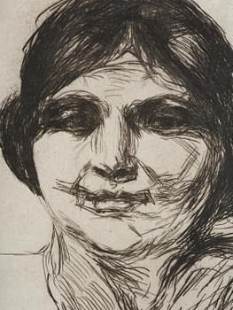 Edvard Munch, "Celline uten hatt" / "Celline Without Hat".