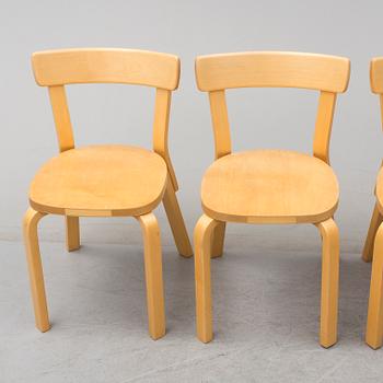 ALVAR AALTO, a five-piece birch dining suite from Artek, Finland.
