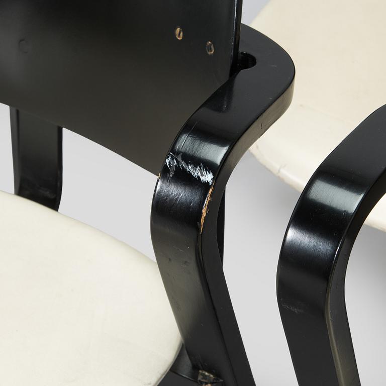 Ilmari Tapiovaara, a set of six 1960s 'Aslak' armchairs for Asko, Finland.