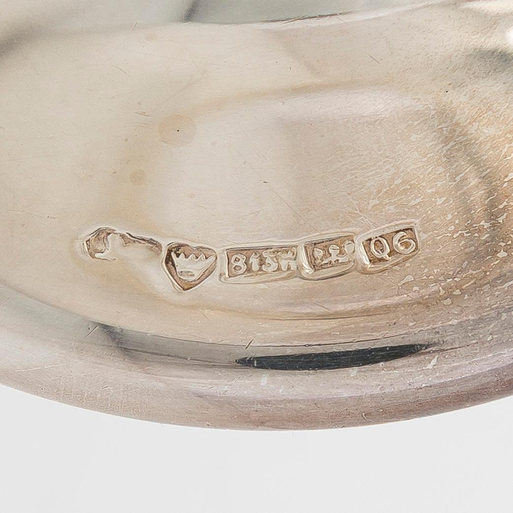 A set of six footed silver bowls, and a 
sweetmeat basket, Kultakeskus, Hämeenlinna 1943 and 1956.