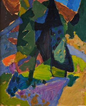 Lennart Rodhe, "Skogsbacke vid havet" (Vävra).