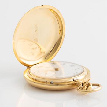 IWC, pocket watch, hunter, 53 mm.