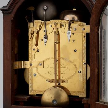 An early 19th century brass-mounted mahogany striking table clock by Francis Putley (1806-42) Newington Surry England.