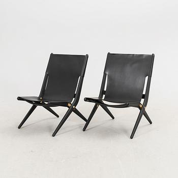 Mogens Lassen, stolar 1 par " Saxe chair", By Lassen 2022.