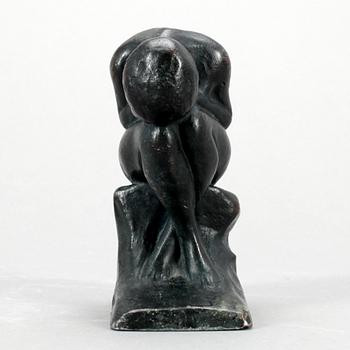 HALVAR FRISENDAHL, skulptur, brons, sign. Saknar gjutarstämplar.