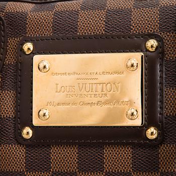 At Auction: Louis Vuitton, LOUIS VUITTON DAMIER EBENE BERKELEY HANDBAG