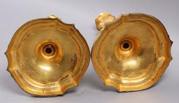 LJUSSTAKAR, Louis XV-stil, 1800-tal.