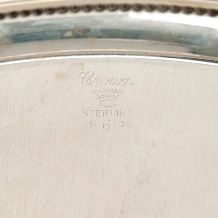 BRICKA, sterling silver, Crown, New York, 1900-talets mitt.