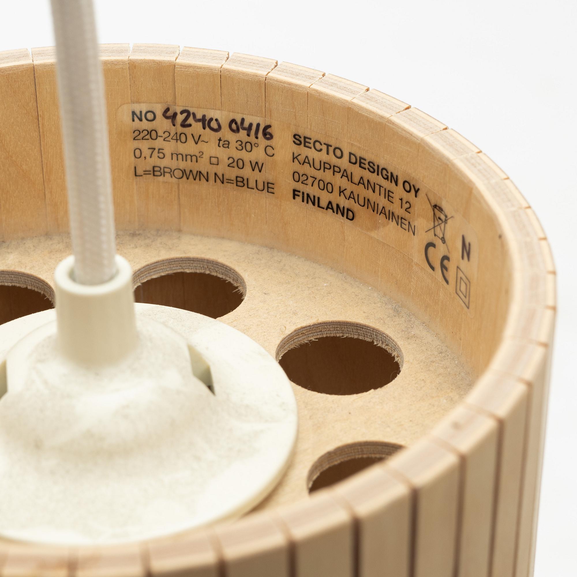 Seppo Koho, taklampa, "Octo 4240", Secto Design.