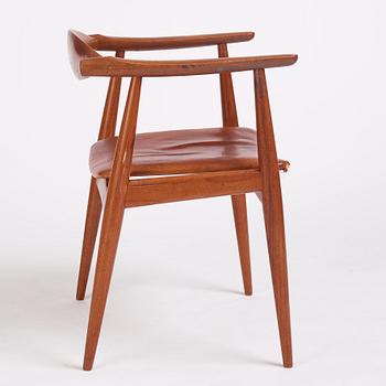 Hans J Wegner, karmstol, modell CH-35, för Carl Hansen & Son, Danmark 1950-60-tal.