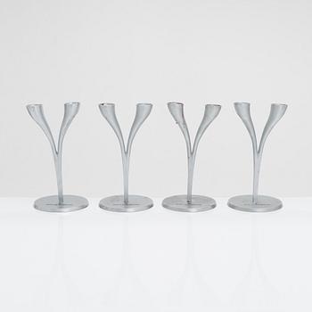 Philppe Di Méo, Candlesticks/ champagne glass holders, 4 pcs, Moët & Chandon.