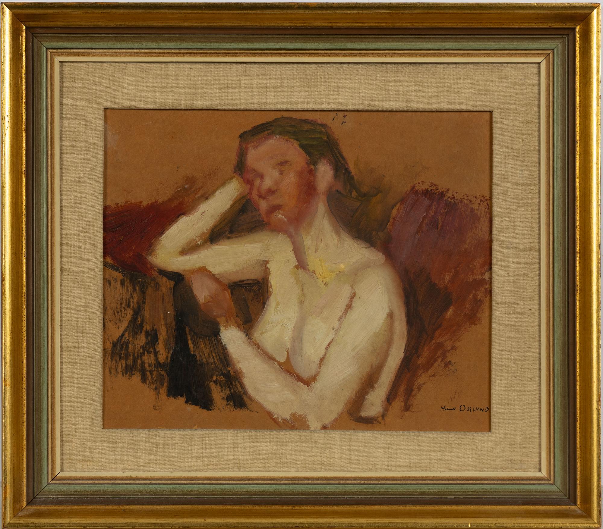 Helmer Osslund, Portrait of a Woman.