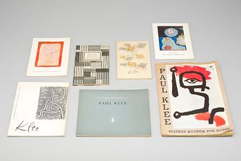 PARTI BÖCKER/HÄFTEN, 12 st. Paul Klee. Bl.a. "Paul Klee" av Malmö Konsthall, 1991.