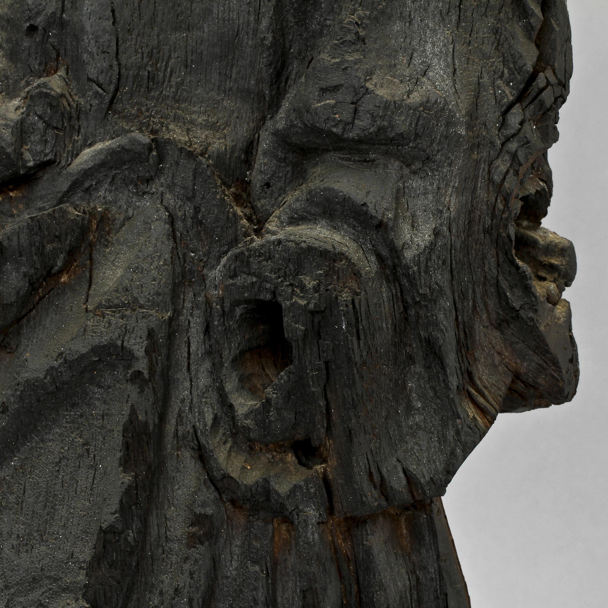 SAKRAL SKULPTUR, ek, sannolikt Italien, 1600/1700-tal.