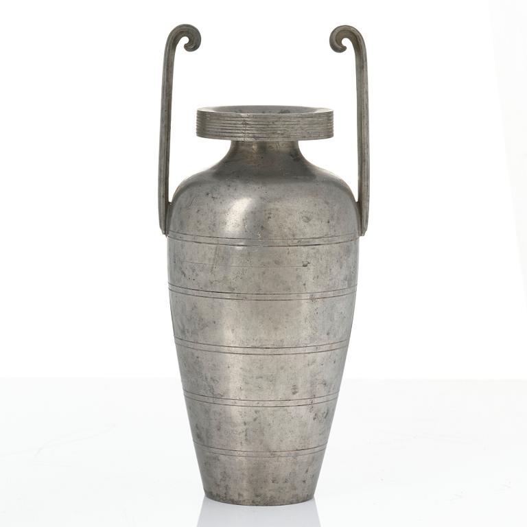 Sylvia Stave, a set of three vases, C.G. Hallberg, Stockholm, 1930s.