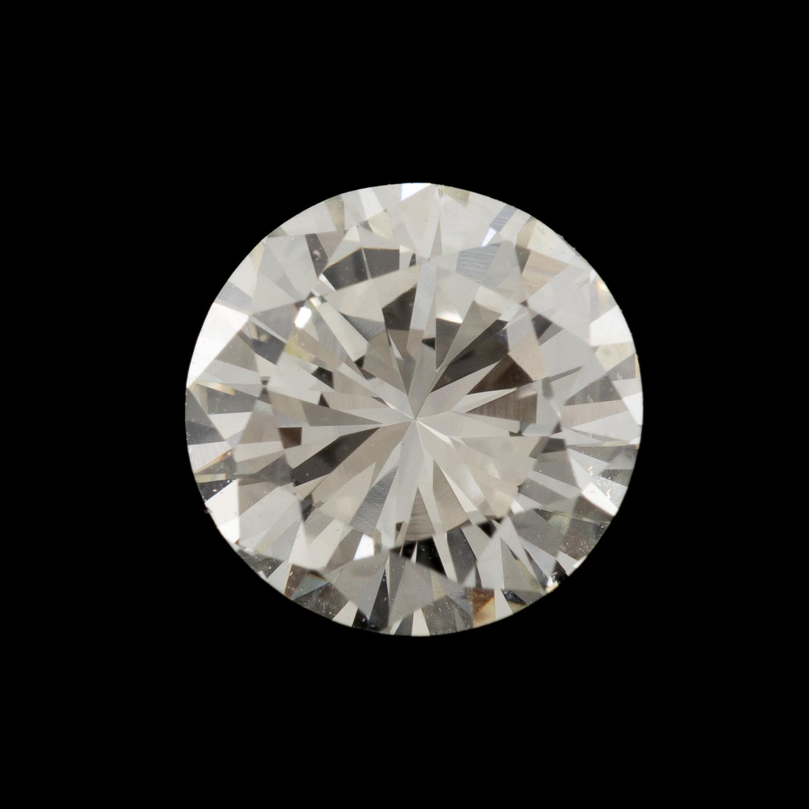 Briljantslipad diamant, 0.60 ct.