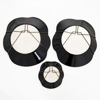 Birger Kaipiainen, vateja 3, kpl, keramiikkaa, leimattu "Viola 1967, Arabia Suomi, Kaipiainen Invenit".