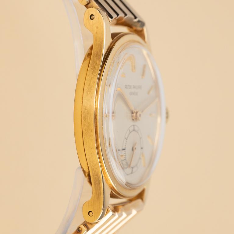 Patek Philippe, Calatrava, "First waterproof Calatrava", "Acuatic", "François Borgel Case", ca 1953.