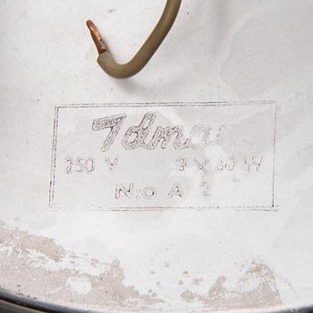 Kattovalaisin / plafondi, malli 80220, Idman, 1900-luvun puoliväli.