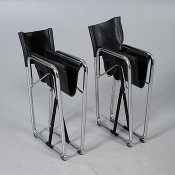 STOLAR, 2 st, "X75-2", Börge Lindau & Bo Lindekrantz, för Lammhults, 1900-talets andra hälft.
