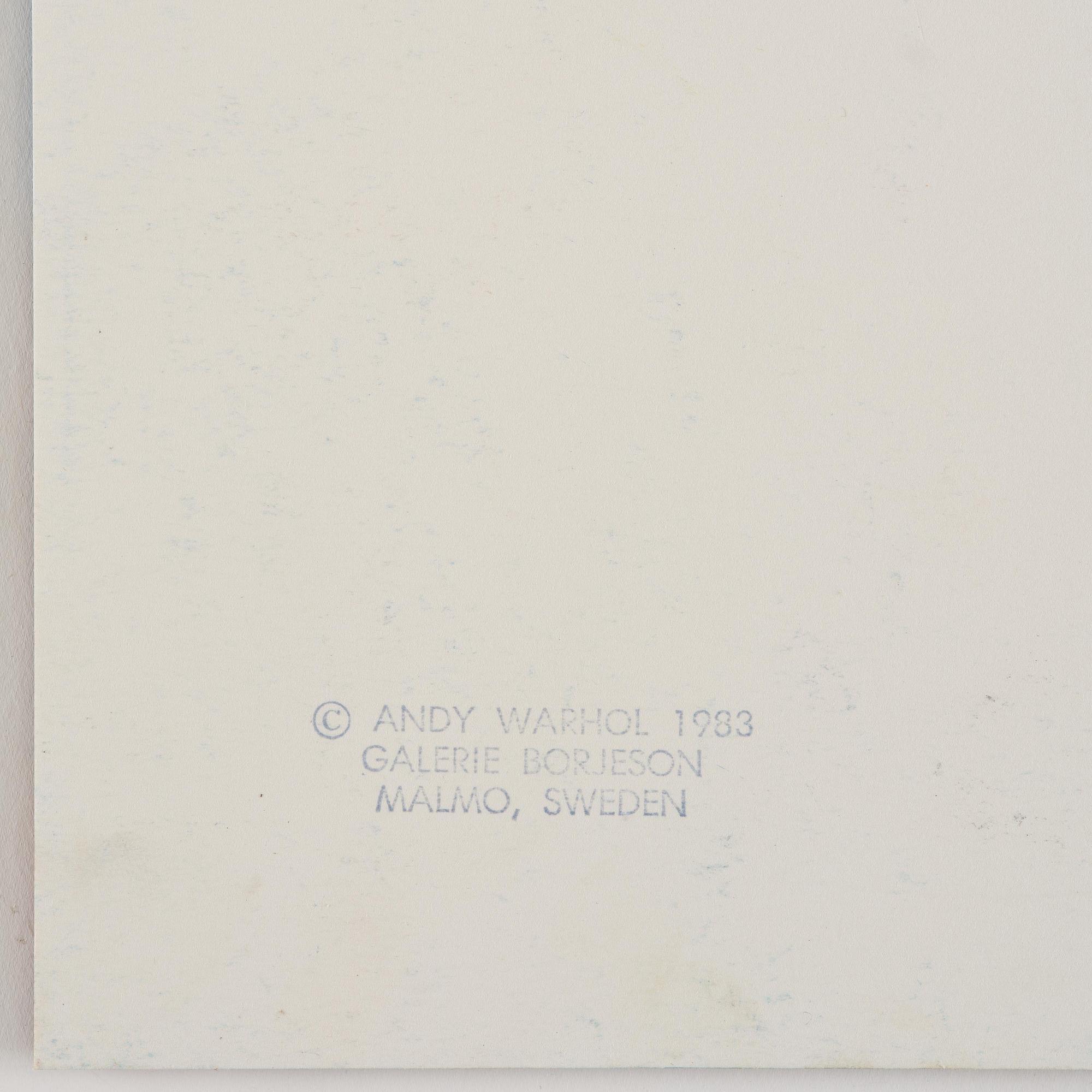Andy Warhol, "With Hat", from: "Ingrid Bergman".
