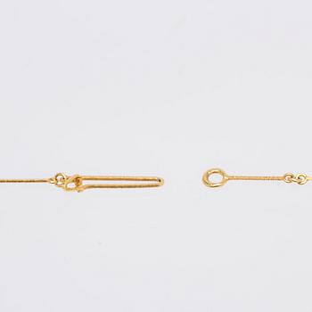 Björn Weckström, Necklace, "Diamond Bud", 18K gold, diamond, Lapponia.
