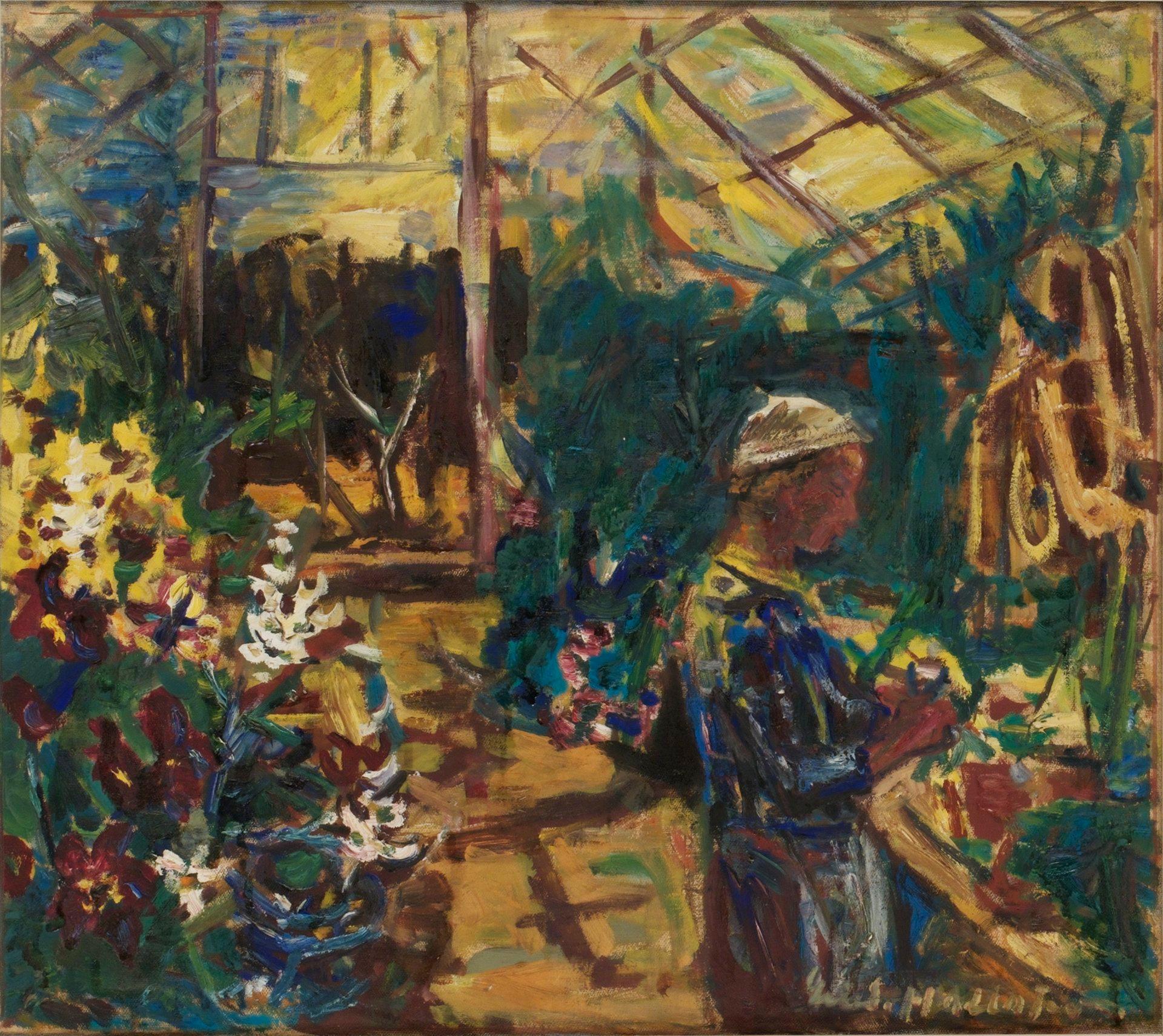 Erik Gunnarsson Hallström, Växthus vid Ekolsund.