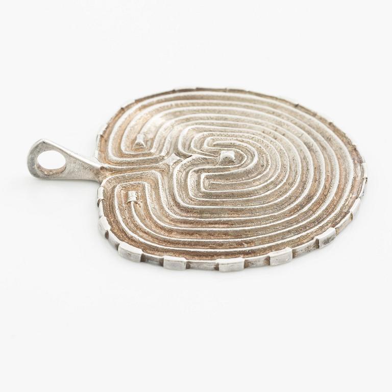 Inga-Britt "Ibe" Dahlquist, a pendant, silver, Visby 1984.