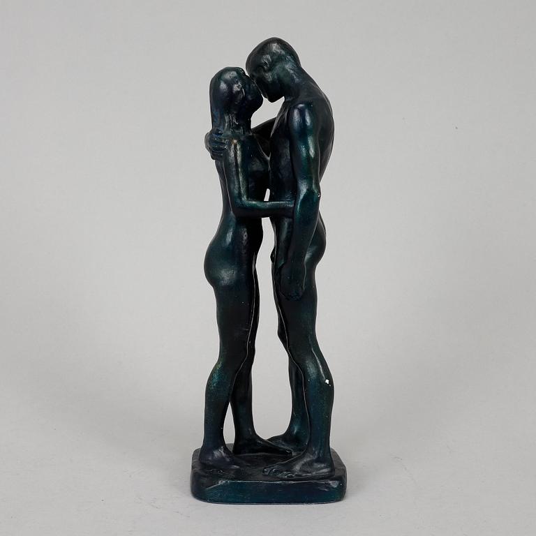 Gudmar Olovson, sculpture, plaster, signed.