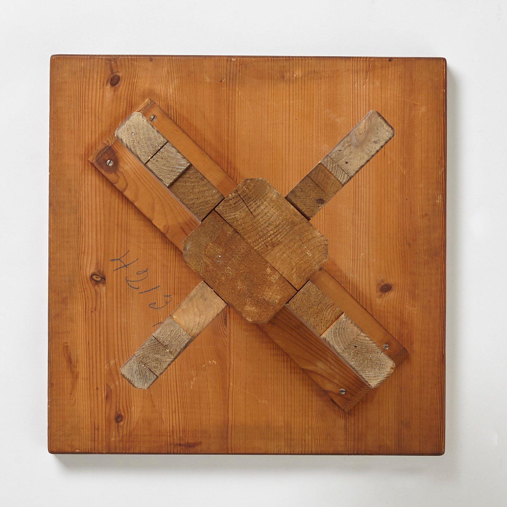 Axel Einar Hjorth, probably, a stained pine "Lovö" table, Nordiska Kompaniet, Sweden.