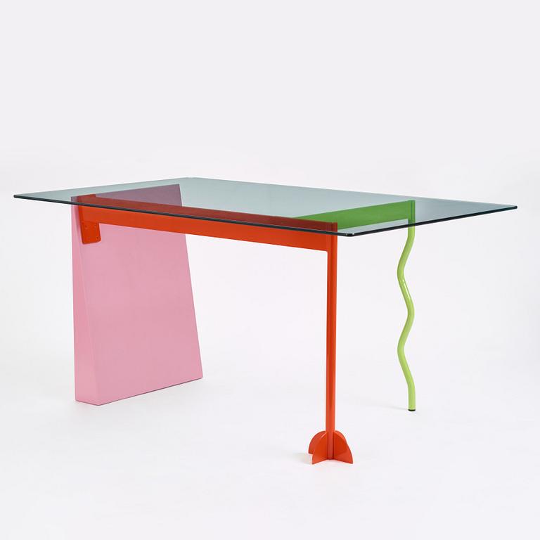 Peter Shire, a "Peninsula" table, Memphis, Italy, post 1982.