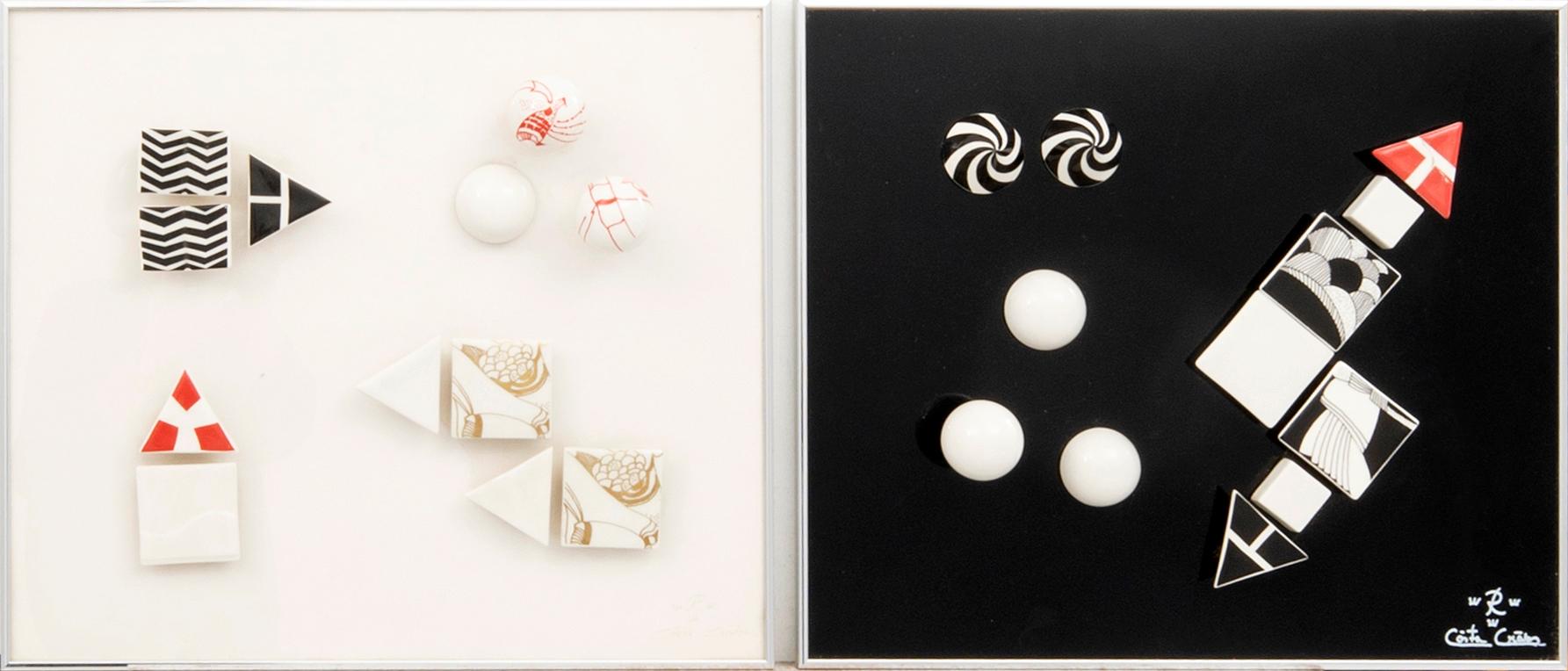 Gösta Grähs, wall plaques, Rörstrand.