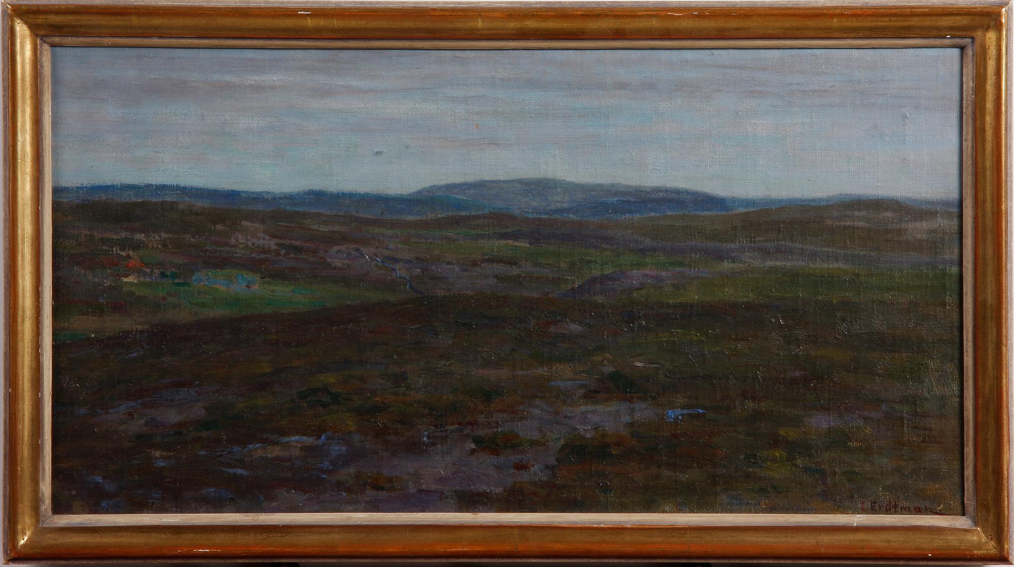 ERDTMAN, ELIAS, 3 st, olja på duk resp pannå, sign. Två daterade 1884 resp 1882/83 á tergo.