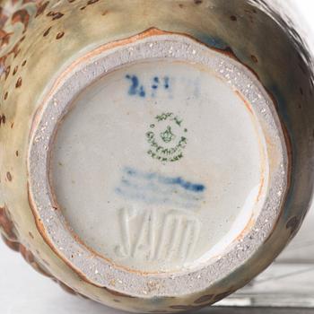 Axel Salto, a "Sung glaze budding style" stoneware vase, Royal Copenhagen. Denmark 1958.