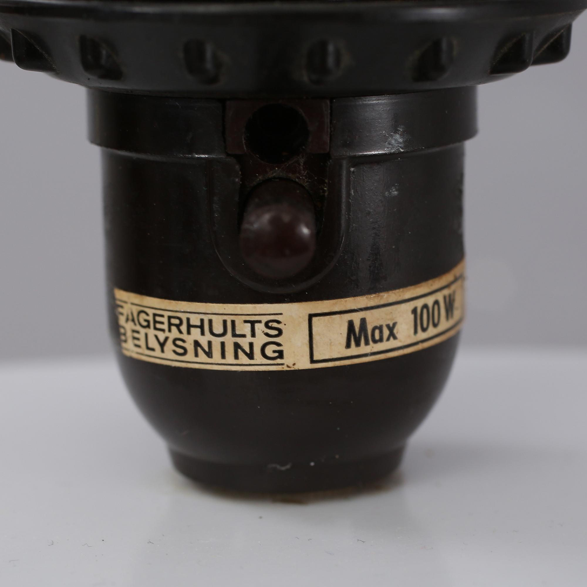 BORDSLAMPOR, ett par, Fagerhult, 1900-talets andra hälft.