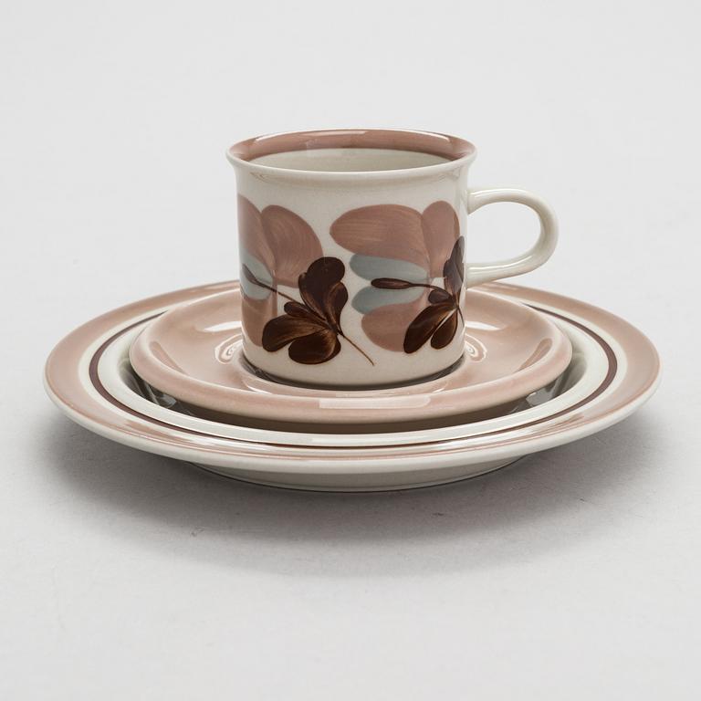 Ulla Procopé, a 24-piece 'Koralli' coffee set, Arabia, Finland 1983-1987.
