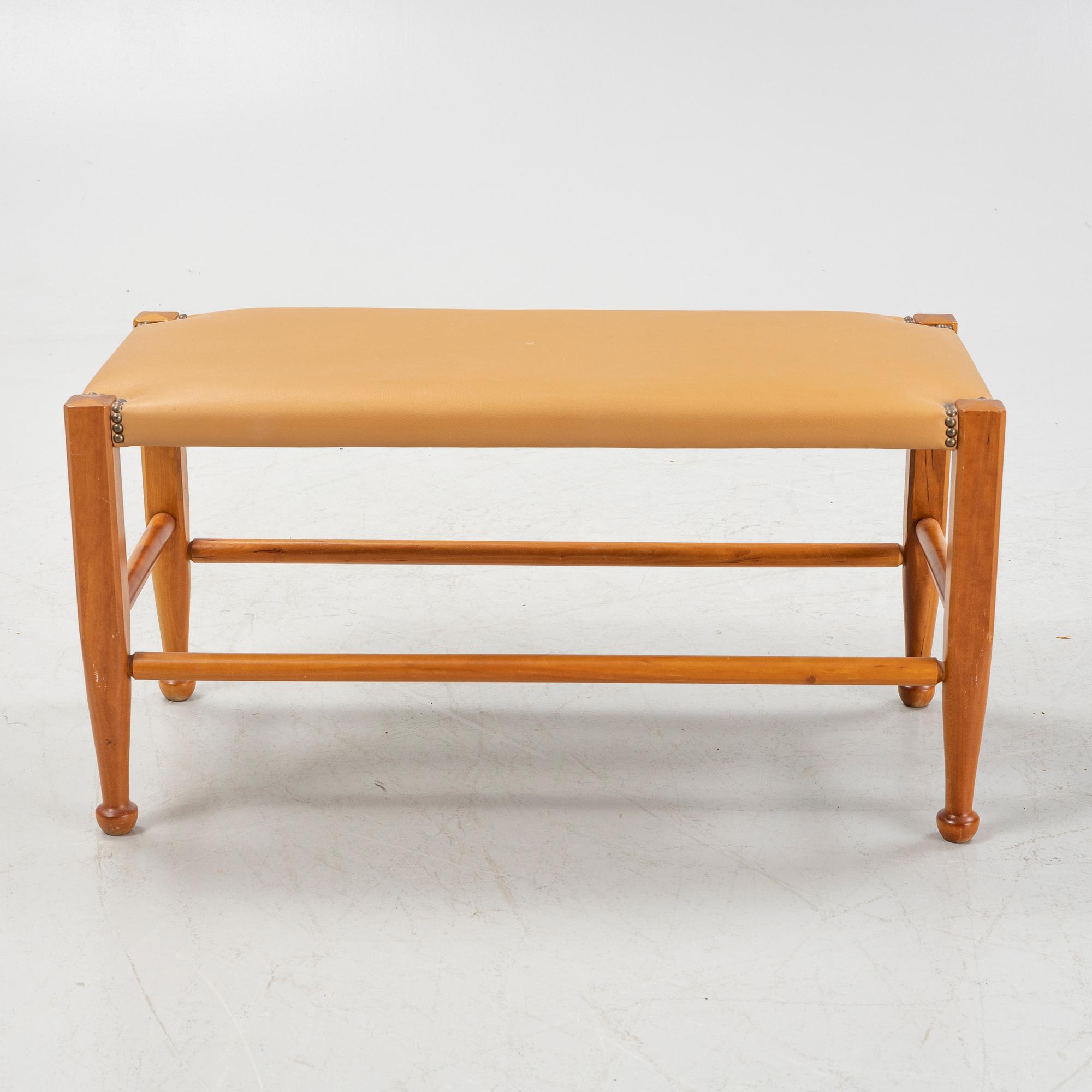 A model 2009 bench by Josef Frank for Firma Svenskt Tenn,