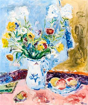 109. Helge Dahlman, FLOWERS IN A VASE.