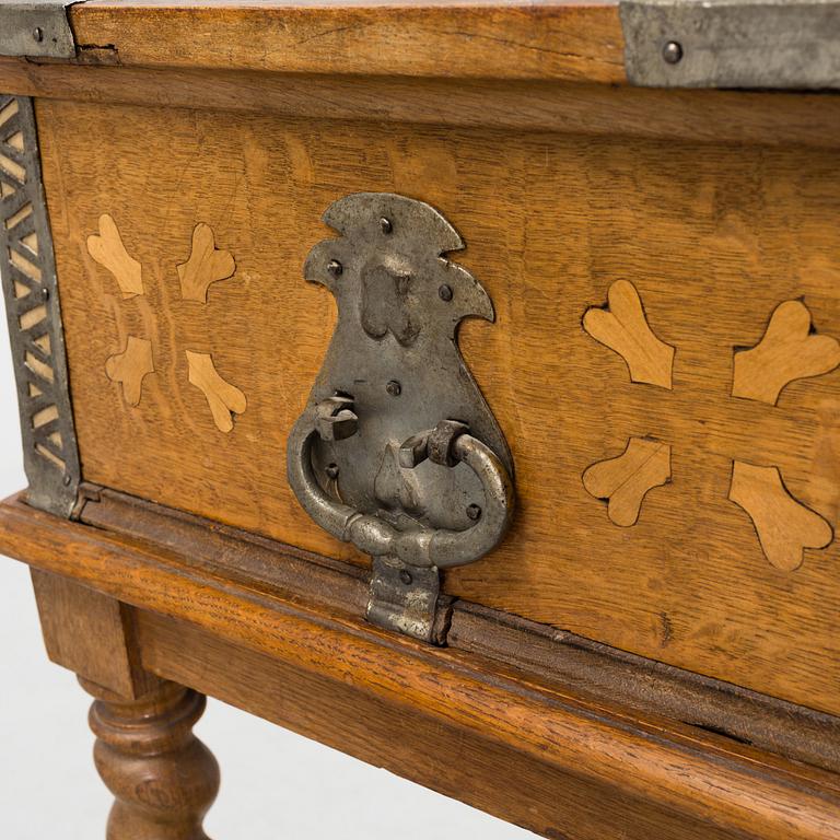 SCHATULL, barock, daterad 1756.