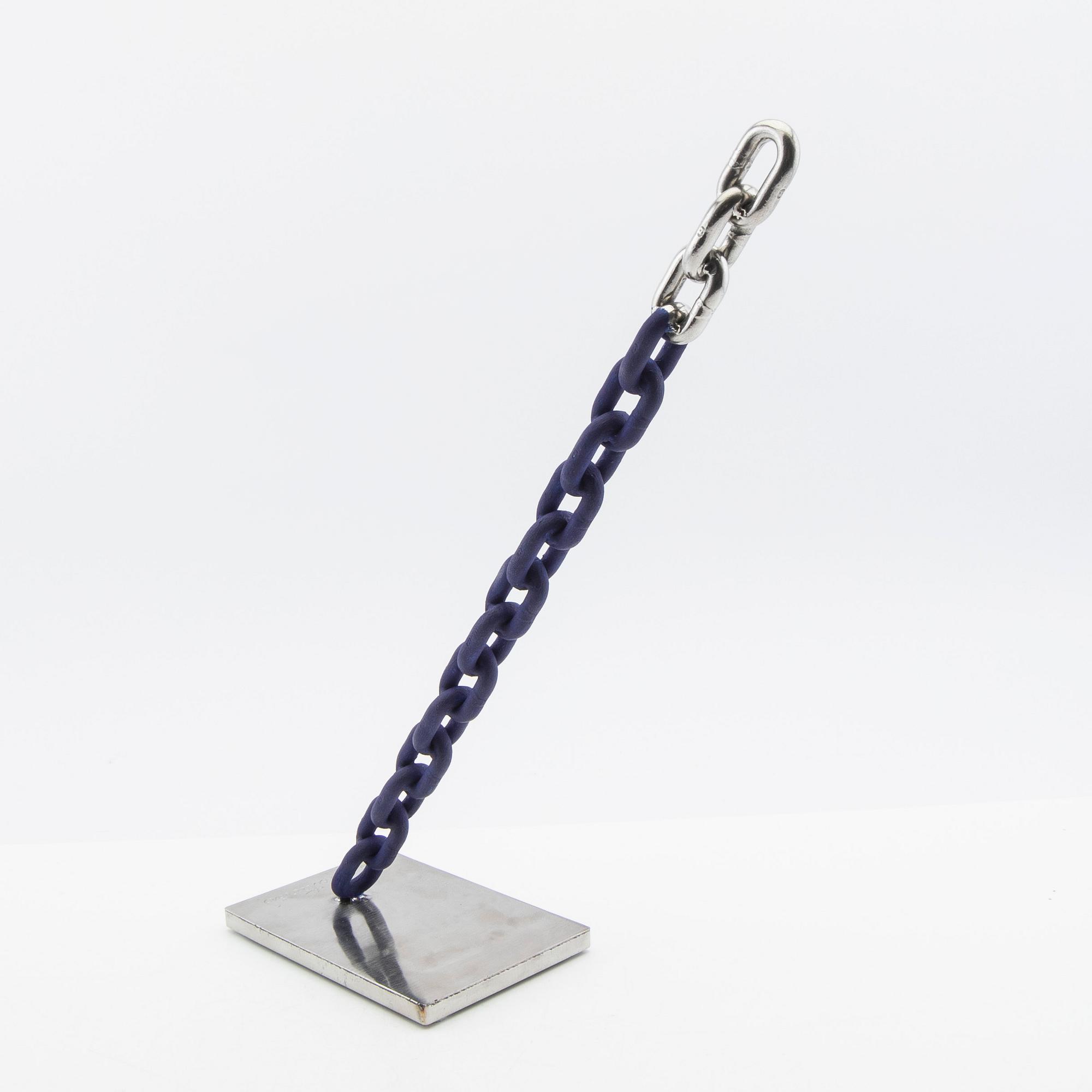 Oscar Reutersvärd, rostfritt stål.